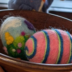 Felted Easter Eggs
