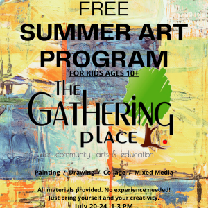 Free Summer Art Program kids 10+