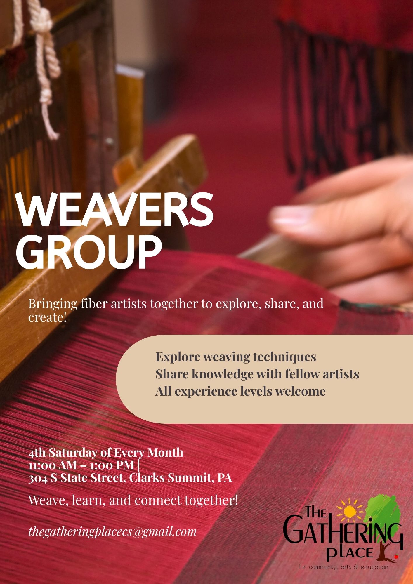 Weavers Group Meeting Flyer