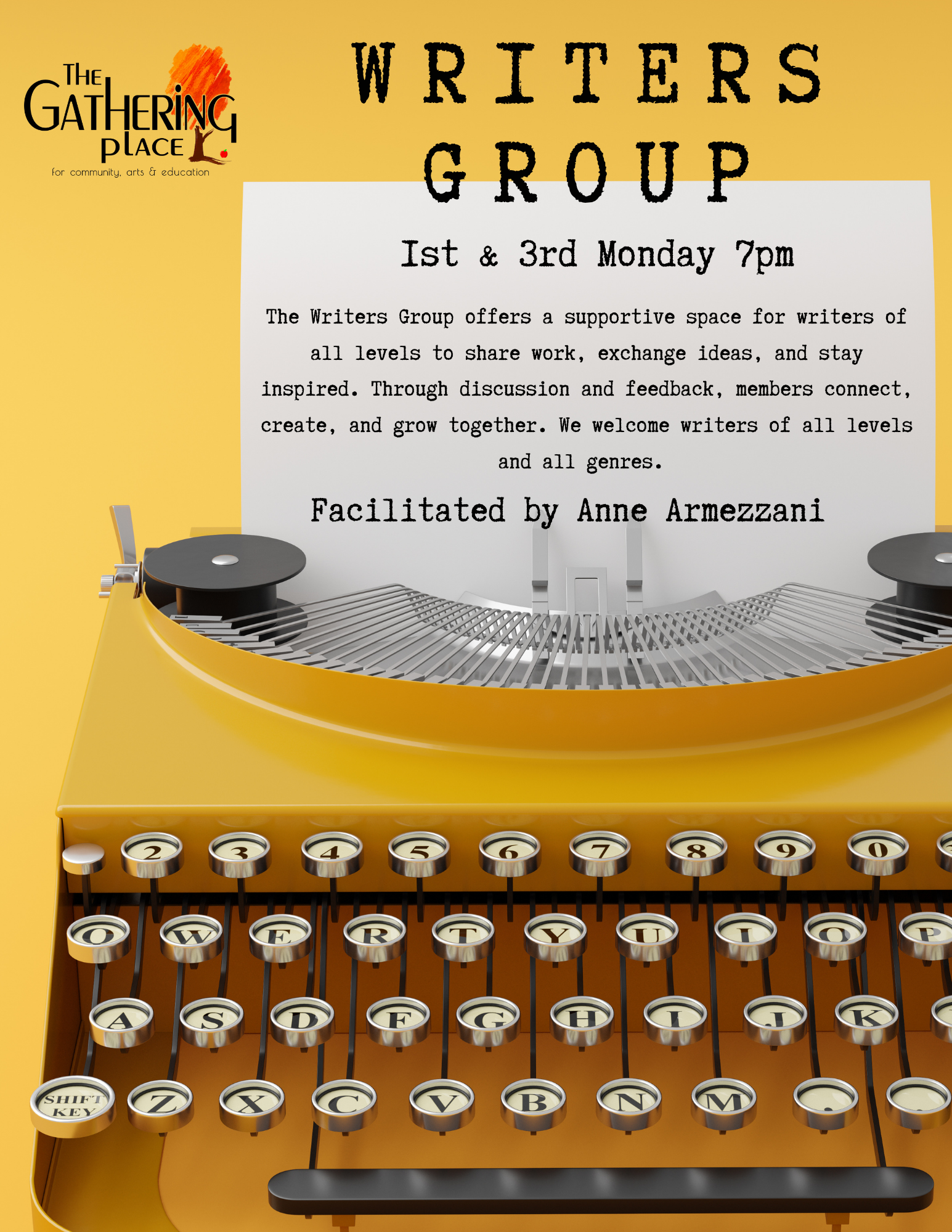writers - 1st & 4th Thurs